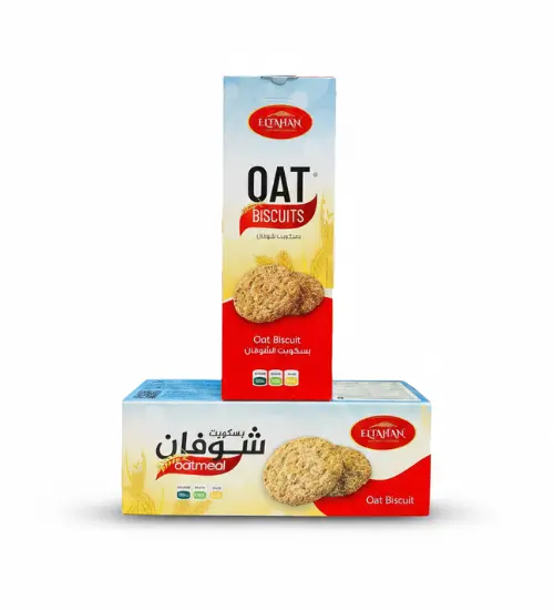 الطحان بسكويت شوفان فانيليا 2*9 قطعة